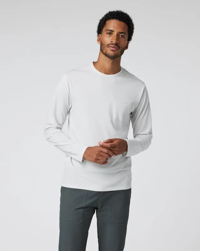 SK0000318-US20260706-143055-0 Long Sleeve Men‘s Feather Tee - Image 1