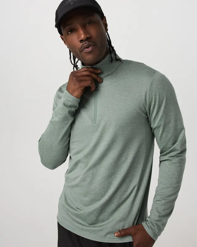 Ponto Half Zip Mock Neck
